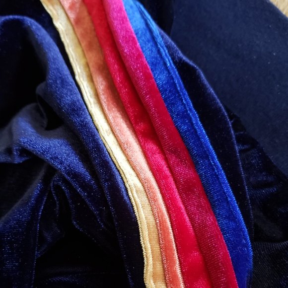 Aviator Nation Navy Velvet Jacket Medium M Sold Out - Picture 8 of 9